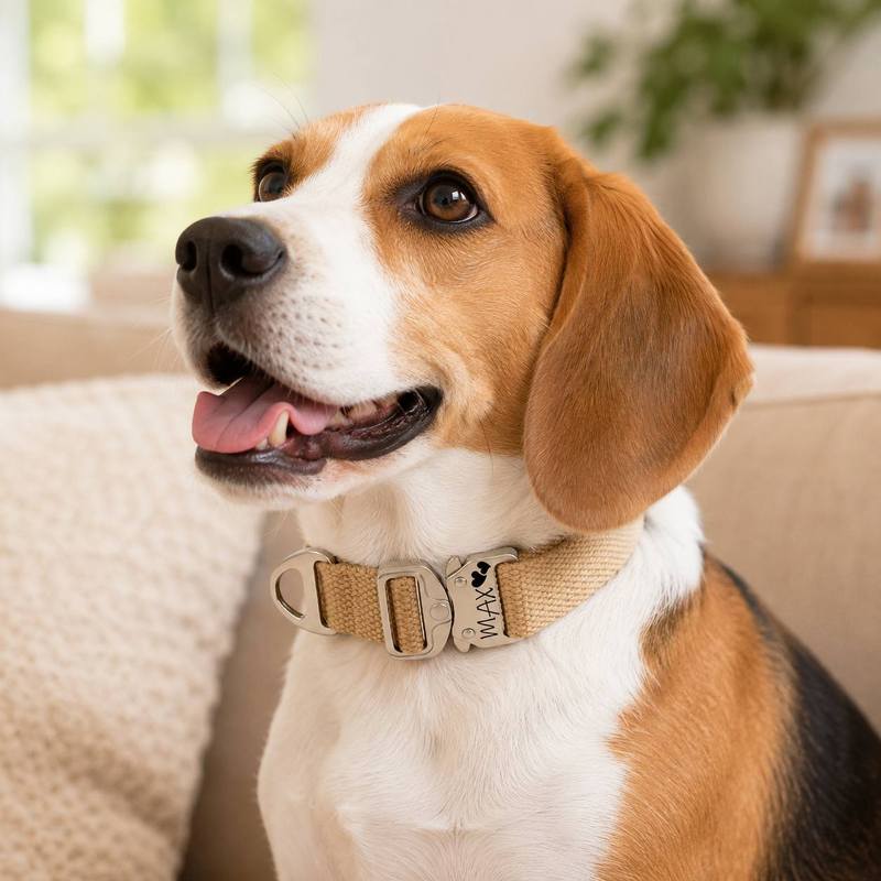 Outdoor Adventure Names - Maßgefertigtes Taktisches Hundehalsband - Kostenlose Gravur