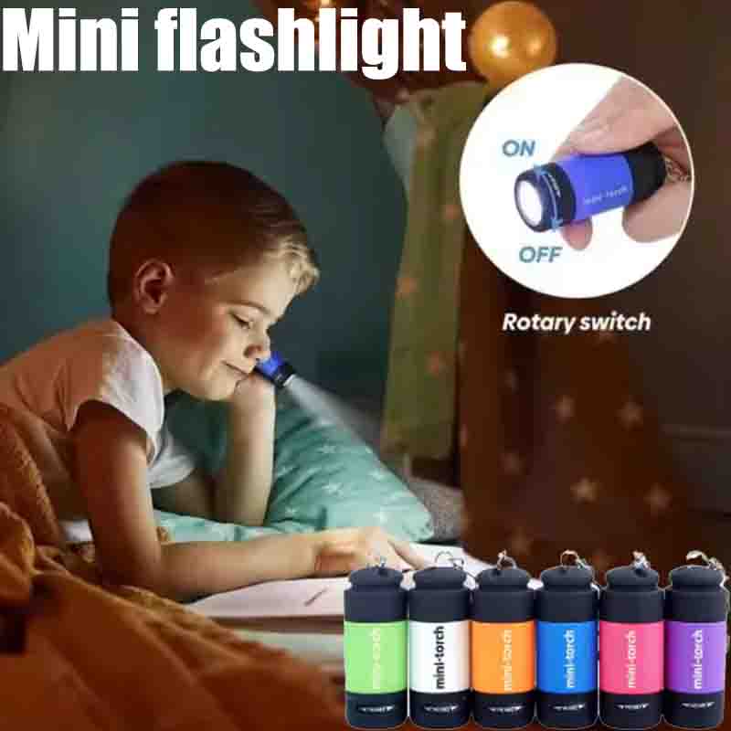 Outdoor Adventure Camp - USB wiederaufladbare Mini-Taschenlampe für Camping, starkes