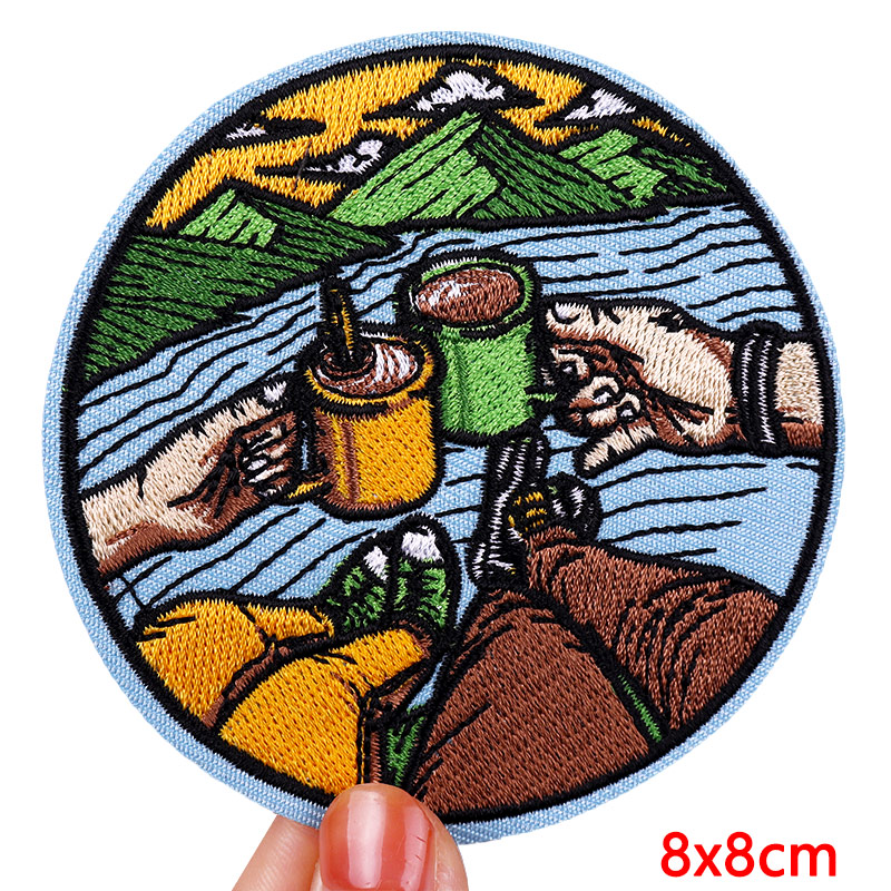 Gestickte Aufnäher mit Kompass – Outdoor Adventure Show Bewertung und Preis