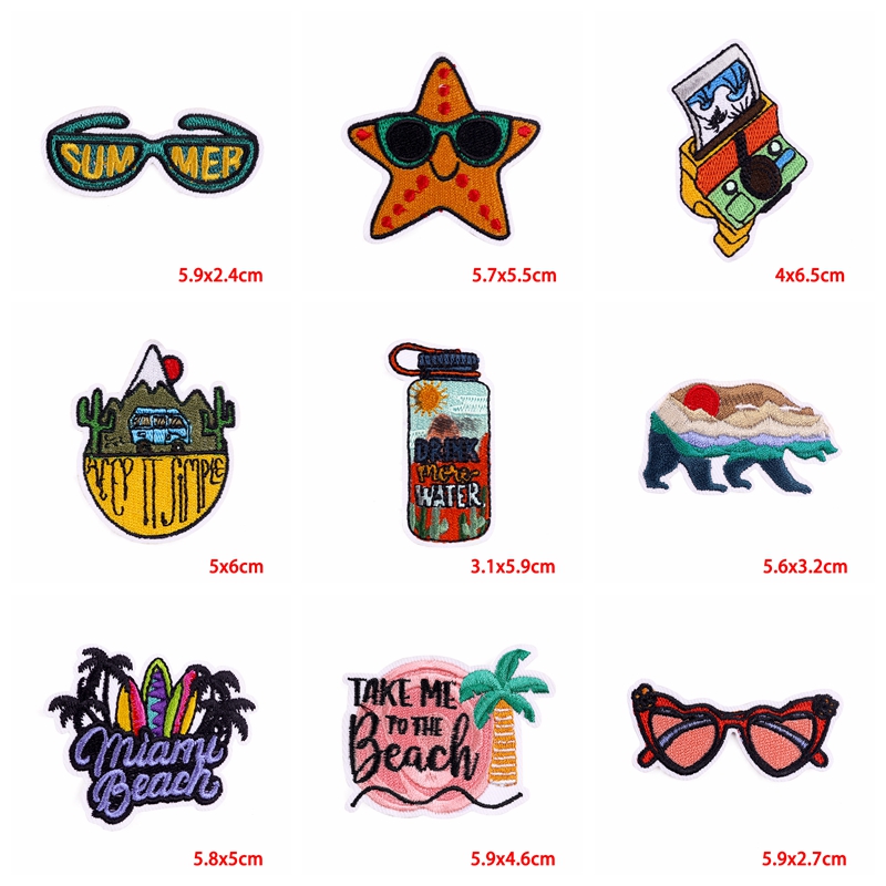10PCS Eisen Auf Patches Außen  – Outdoor Adventure Show Bewertung und Preis