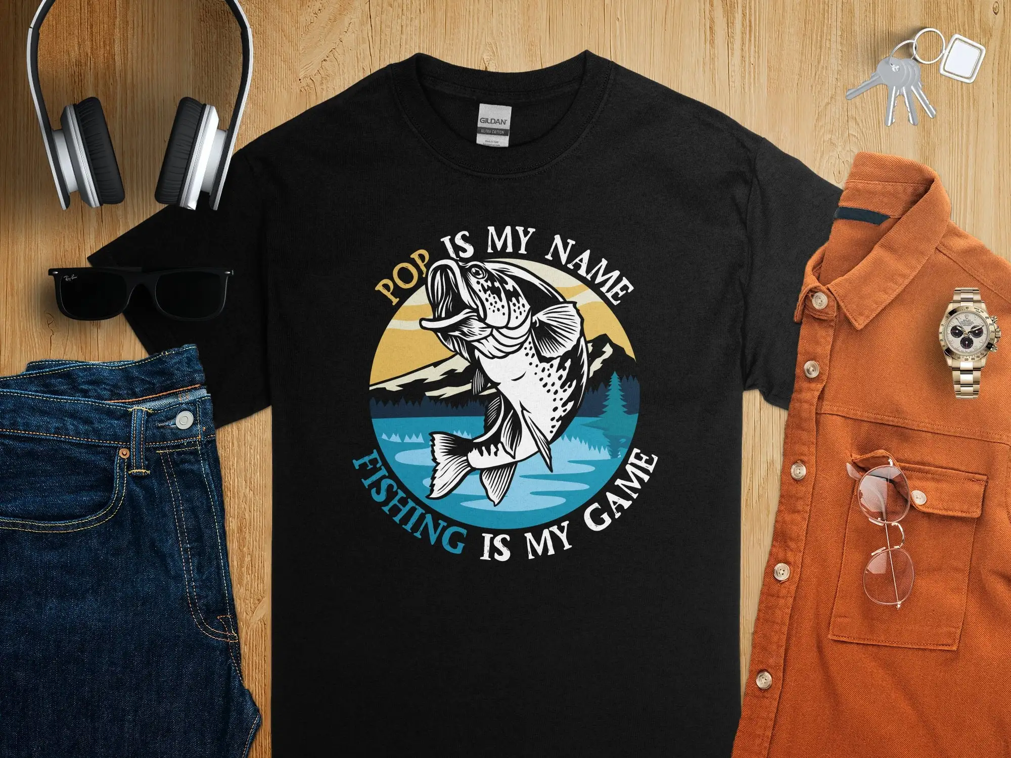 Angel-Enthusiasten-T-Shirt Pop – Outdoor Adventure Names Bewertung und Preis